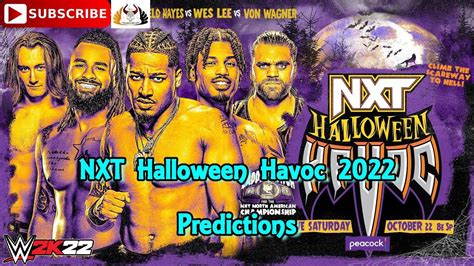 Nxt Halloween Havoc Nxt North American Title Ladder Match