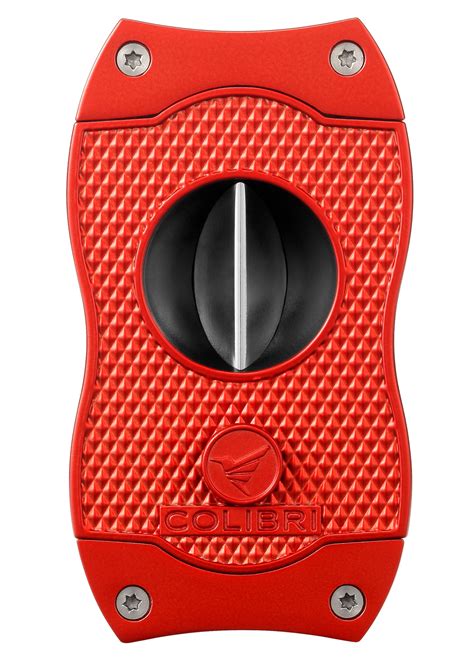 Colibri Diamond V Cut Kerbschnitt Zigarrencutter Rot Raucher Xxl