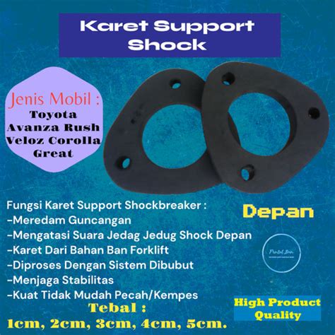 Jual Karet Lift Spacer Karet Support Shock Depan Toyota Avanza Rush