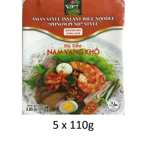 Get Viet Cuisine Instant Rice Noodle Phnom Penh Style Pack Of 5