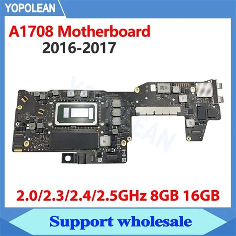 Placa Base Probada A1708 820 00875 A Para MacBook Pro Retina De 13