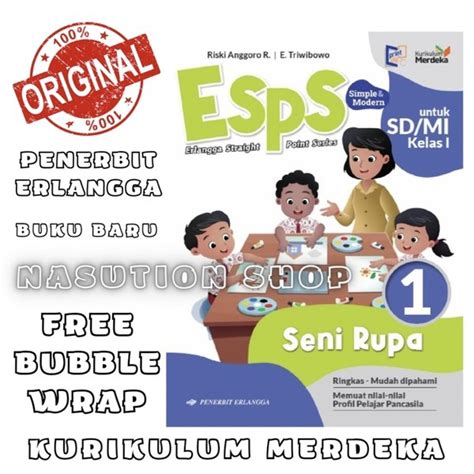 Jual Buku Esps Seni Rupa Kelas 1 SD MI Erlangga Kurikulum Merdeka