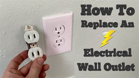 How To Replace An Electrical Wall Outlet Old And Rusty To Brand New Youtube