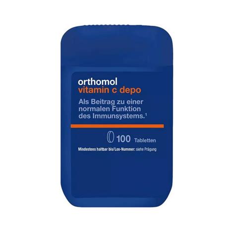 ORTHOMOL Vitamin C Depo Tabletes N100 BENU LV Apti