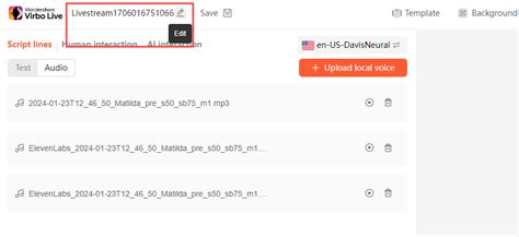 launching   room virbo ai  stream