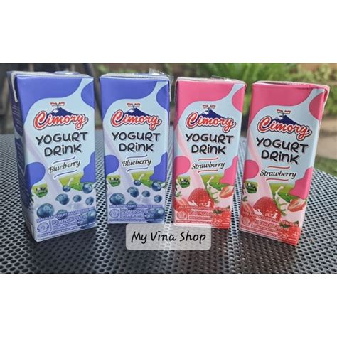 Jual Yoghurt Drink Cimory Kotak 200 Ml Shopee Indonesia