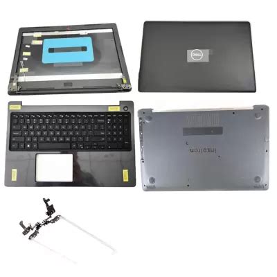 Dell Inspiron Lcd Top Cover Bezel Hinges With Touchpad