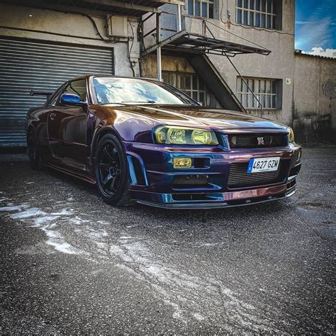 Midnight Purple R34 Gtr Nissan Gt R Skyline