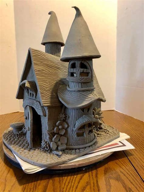 Pin By Christiaan On Airdry Clay Projekte Fairy House Crafts Clay Fairy House Fairy House Diy