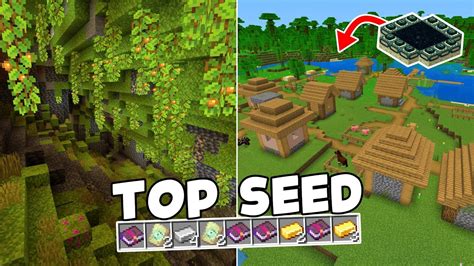 Village Stronghold And Jungle Temple Seed For Minecraft Pocket Edition