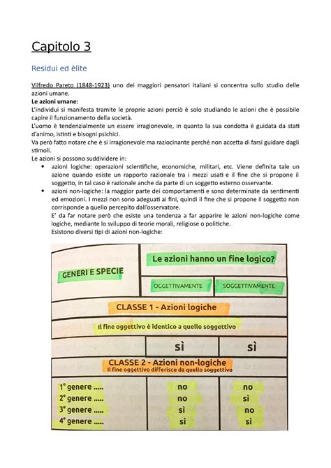 Cap Soc Riassunto Sociologia Del Cambiamento Capitolo Residui