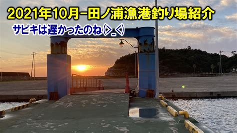 【田ノ浦 釣り】サビキは遅かったので道順と駐車場釣り場紹介 Youtube