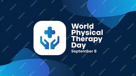 World Physical Therapy Day Poster Vector Image Illustration Premium