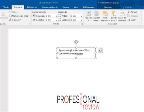 C Mo Girar Texto En Word Paso A Paso