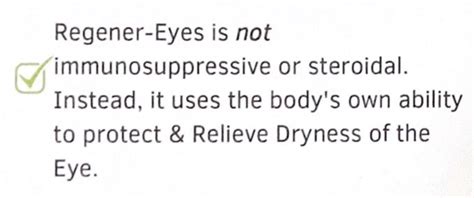 Which One Is It Regener Eyes Biologic Eye Drops