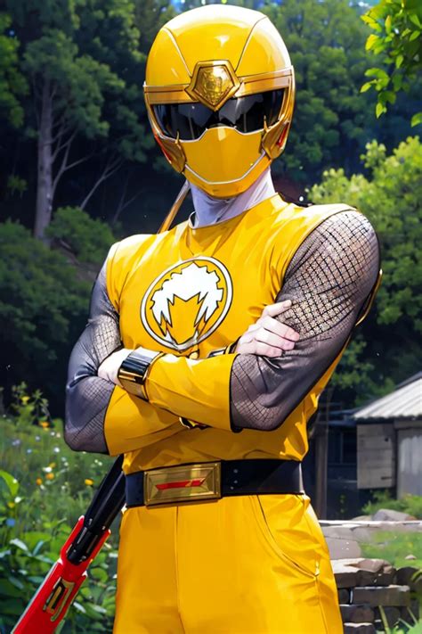 hurricane yellow ranger hurricane yellow ranger stable diffusion