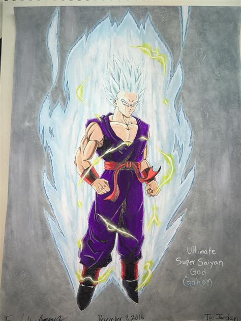 Ulti Super Saiyan God Super Saiyan Gohan Full Body By Jeremyyoshi64 On