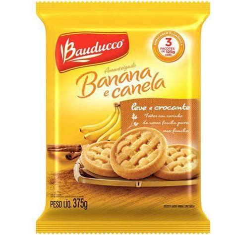 Biscoito Doce Bauducco Amanteigado Banana E Canela Pacote G