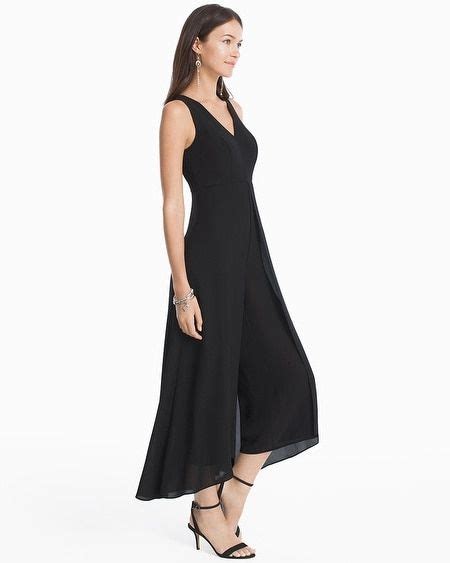 Women S Black Overlay Jumpsuit By White House Black Market Black House