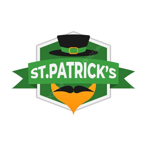 St Patrick Hat Vector Hd Images Patricks Day Logo With Hat And