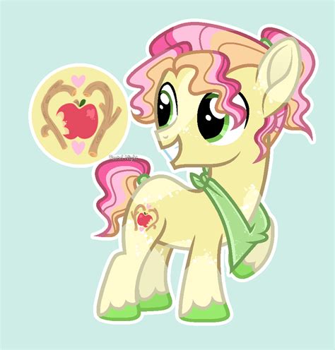 3368077 Safe Artist Pastelnightyt Oc Oc Apple Orchard Earth Pony