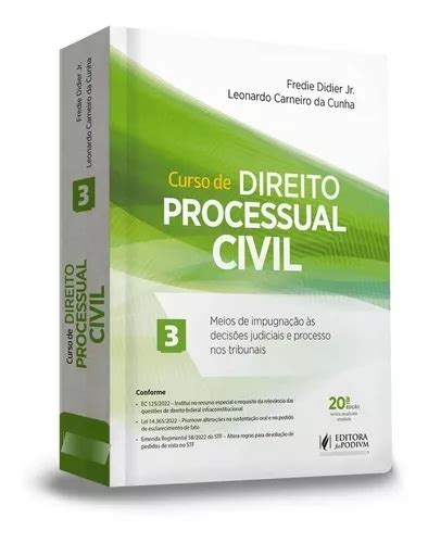 Curso De Direito Processual Civil Volume 3 20ª Edição 2023