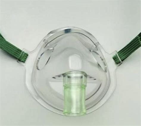 New Vyaire Airlife Adult Oxygen Mask Under Chin 001206 Case Of 50 Masks Ebay