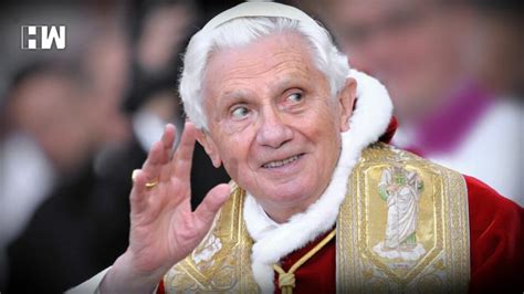 Former Pope Benedict Xvi Dies Aged 95 Hw News English