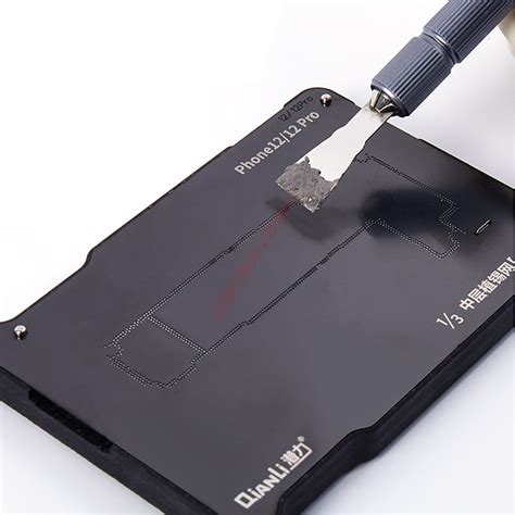 QIANLI Toolplus Middle Frame Reballing Platform For IPhone 12 12