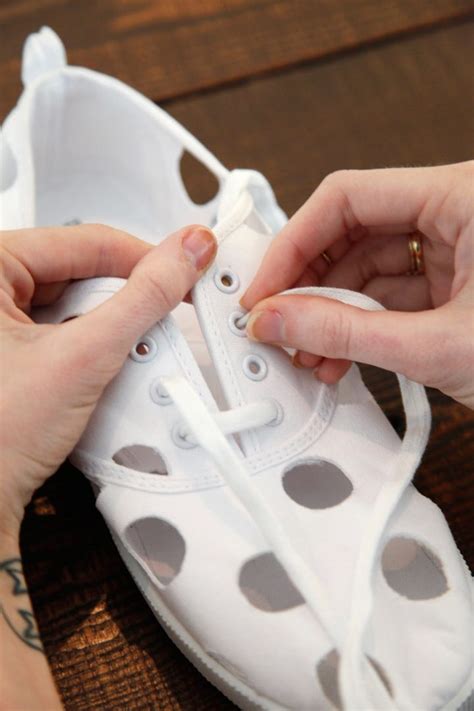 Diy Sneakers — How To Paint Canvas Shoes