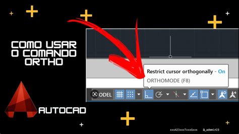 Dicas De Autocad Como Usar O Comando Ortho Fácil E Prático Youtube