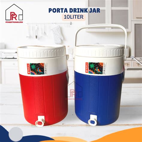 Jual Tempat Air Minum Porta Drink Jar Liter Dispenser Air Teko