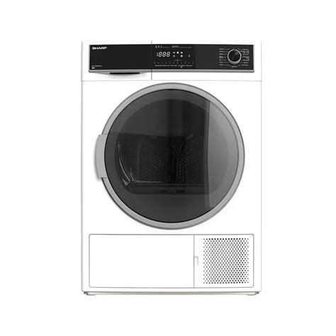 Sharp Kd Hhh S Gw En Kg Heat Pump Tumble Dryer White Energy Class A