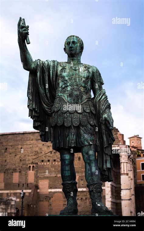 Statue Of Julius Cesar Emperor Of Ancient Rome Italy Stock Photo Alamy