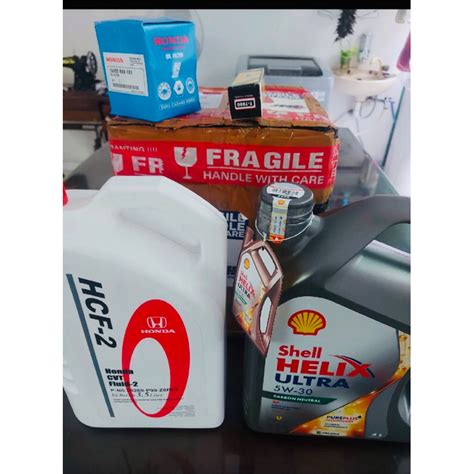 Jual Oli Shell Helix Ultra 5w 30 4L Paket Oli Matic Honda Hcf 2 Cvt