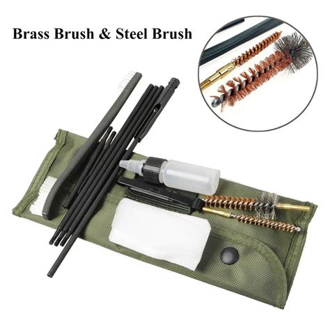 Ar 15 M16 Gun Cleaning Kit Universal Butt Stock Cleaning For All M16