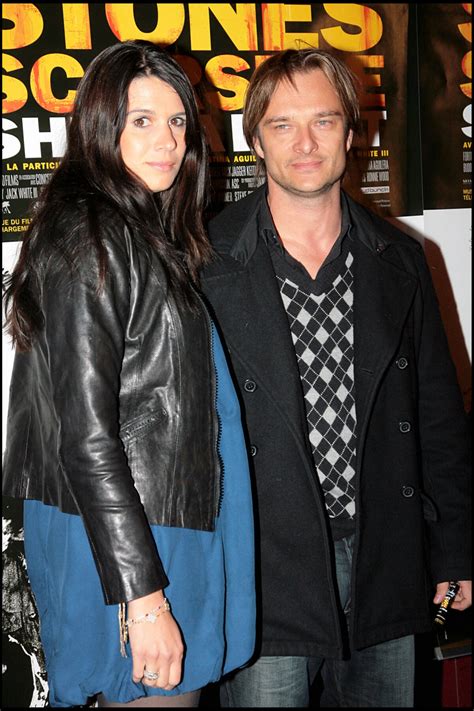 Photo David Hallyday et sa femme Alexandra Pastor à l Olympia en 2008