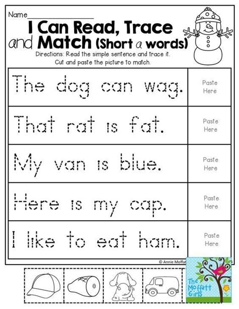 Read And Trace Complete Sentences Worksheets Worksheets