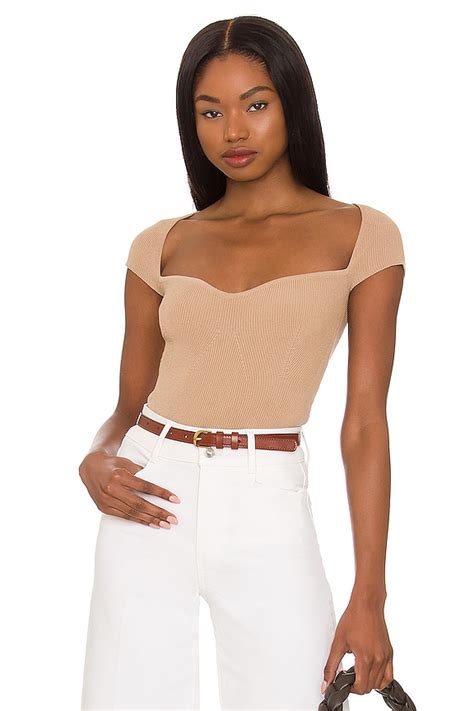 Superdown Rachelle Knit Top In Nude REVOLVE