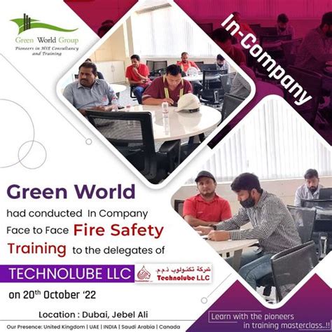 Fire Safety Training Green World Group India Nebosh Course Safety Training Iosh