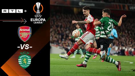 Arsenal FC Vs Sporting Lissabon Highlights Tore UEFA Europa