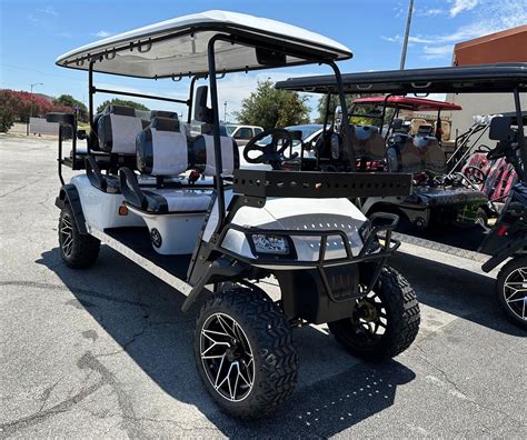 Buy New Red Dynamic Enforcer Fully Loaded Limo Golf Cart For Sale