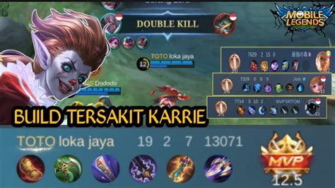 Nyobain Build Karrie Dari Evos Brans Ternyata Sakit Banget Gameplay