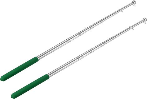 Amazon PATIKIL 4 Feet Telescopic Handheld Flagpoles 2 Pack