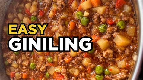 Pork Giniling Recipe Filipino Style Ulam Pinoy Na Patok Youtube