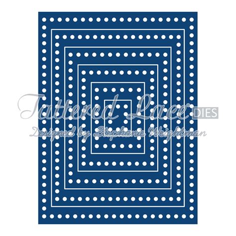 Tattered Lace Dies Essentials Decorative Edge Rectangles