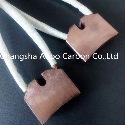 Produce Customized Design Copper Graphite Carbon Brush J164 For Motor