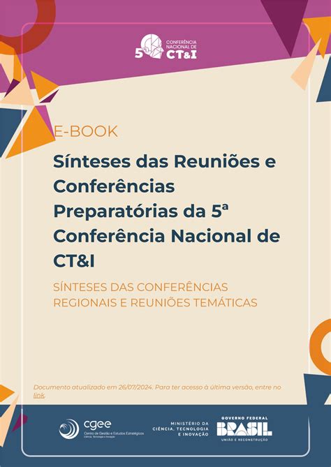 SÍNTESES DAS CONFERÊNCIAS REGIONAIS E REUNIÕES TEMÁTICAS Versão