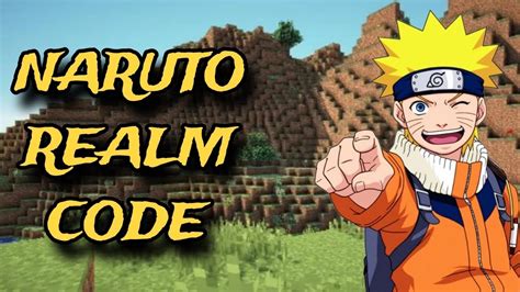 BEST NARUTO REALM CODE FOR MINECRAFT BEDROCK EDITION YouTube