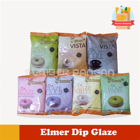 Jual Elmer Dip Glaze Varian Rasa 200gr Elmer Dip Glaze Shopee